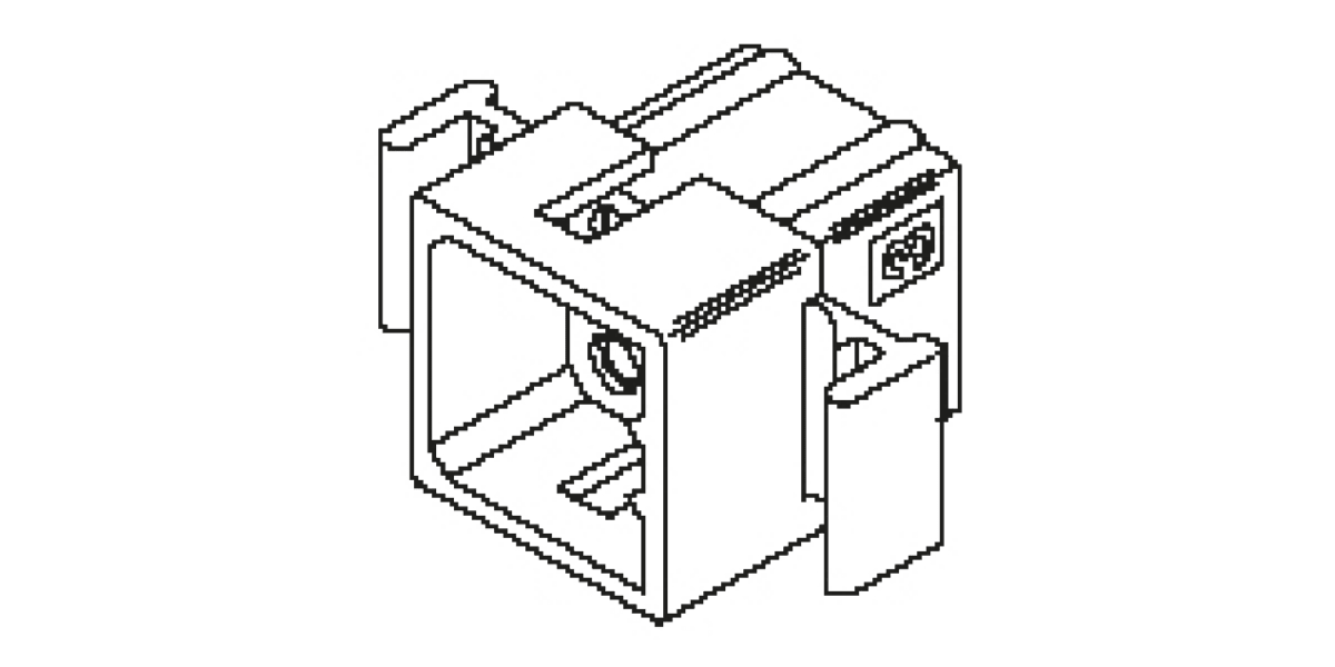 Product image for 1.57mm,housing,receptacle,free hng,9way