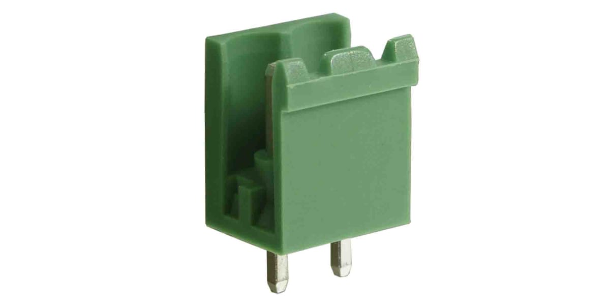 Product image for 5.08mm pluggable terminal block, hdr, 2P