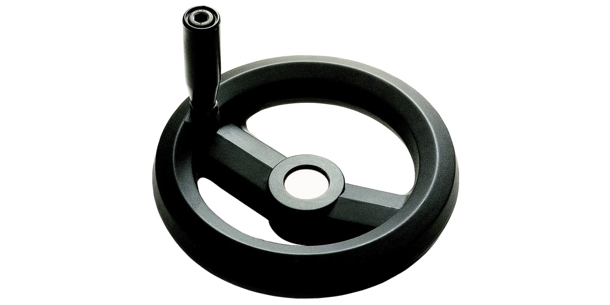 Product image for TWO SPOKE HANDWHEEL+REVOLVING HANDLE