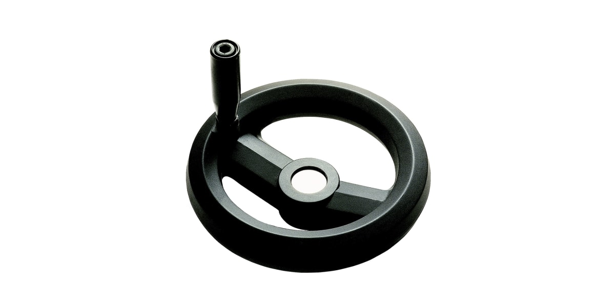 Product image for Two spoke handwheel+revolving handle