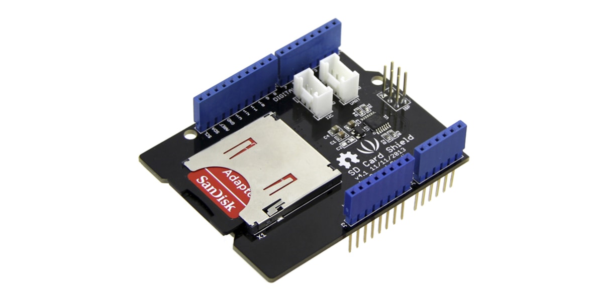 Product image for Seeed Studio, SD Card Shield V4 SD Card Shield SD Card Shield V4 for Arduino - 103030005