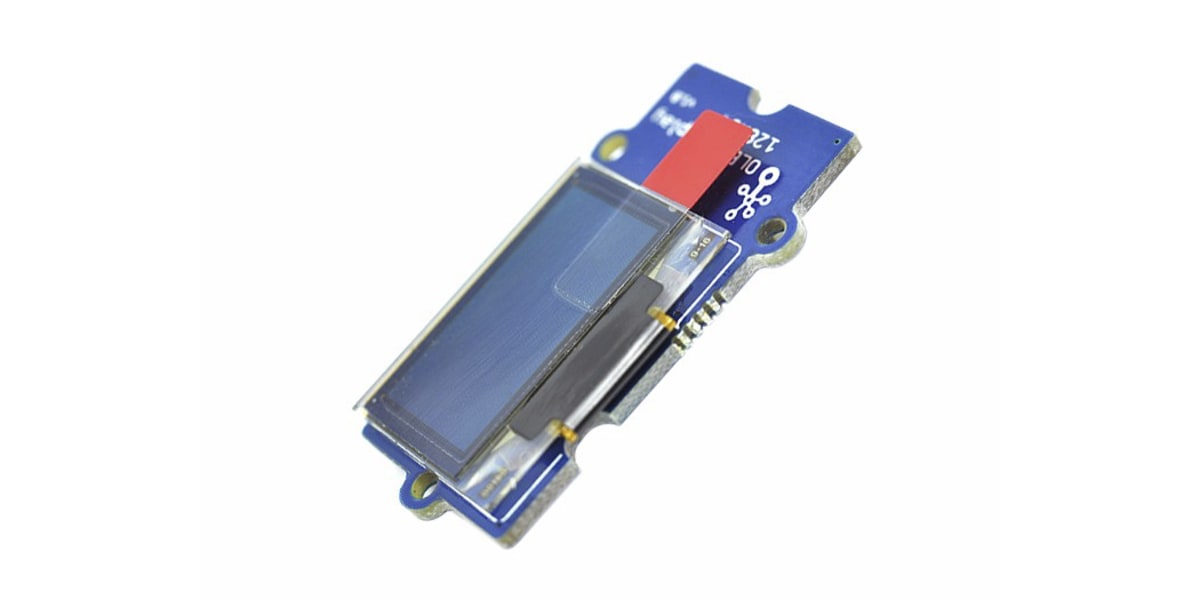 Product image for Seeed Studio 104030008, Grove-OLED Display 0.96 in OLED Display Development Board, Display Module With SSD1308