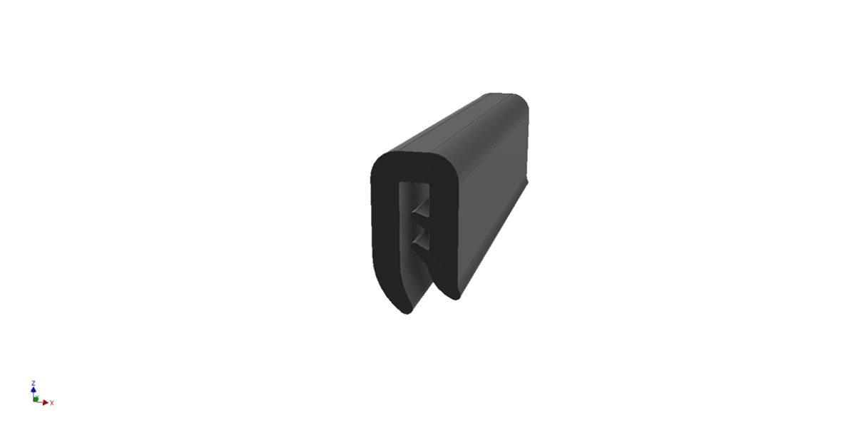 Product image for EPDM Gista Edge Protector 17.5mm x 9.5mm