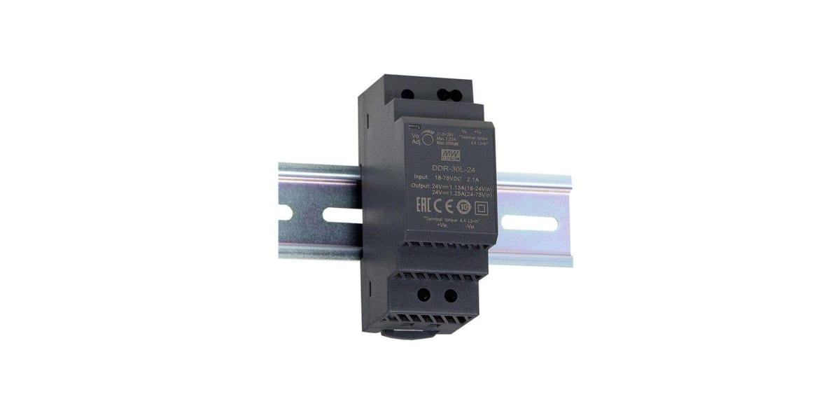 Product image for DIN Rail Power Supply 15V 30W