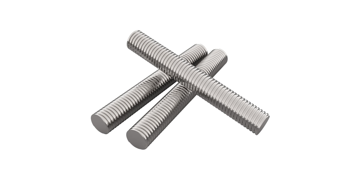 Product image for ZINC PLATED MILD STEEL ALLTHREAD,M6X130