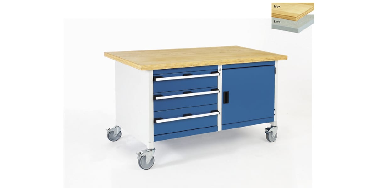 Product image for Bott Steel Work Bench, 1500mm x 750mm x 840mm