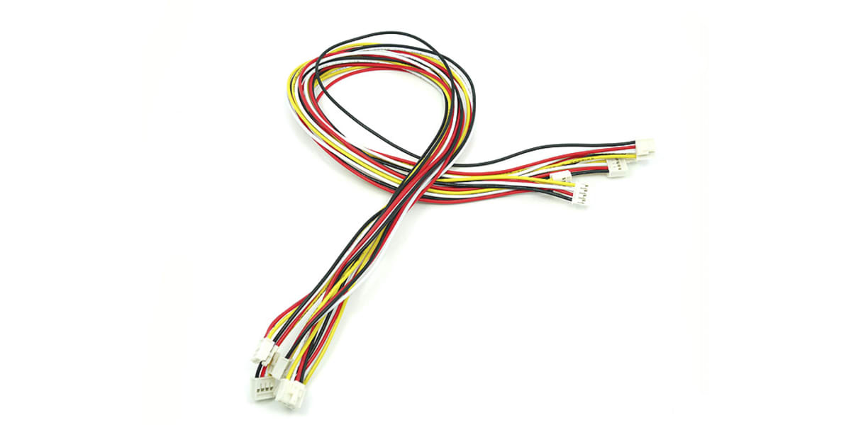 Product image for GROVE 4 PIN BUCKLED 50CM CABLE (PACK 5)