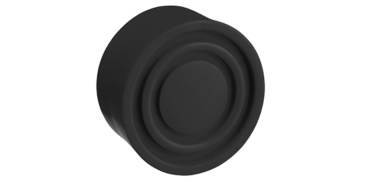 Product image for BLACK PUSHBUTTON COVER