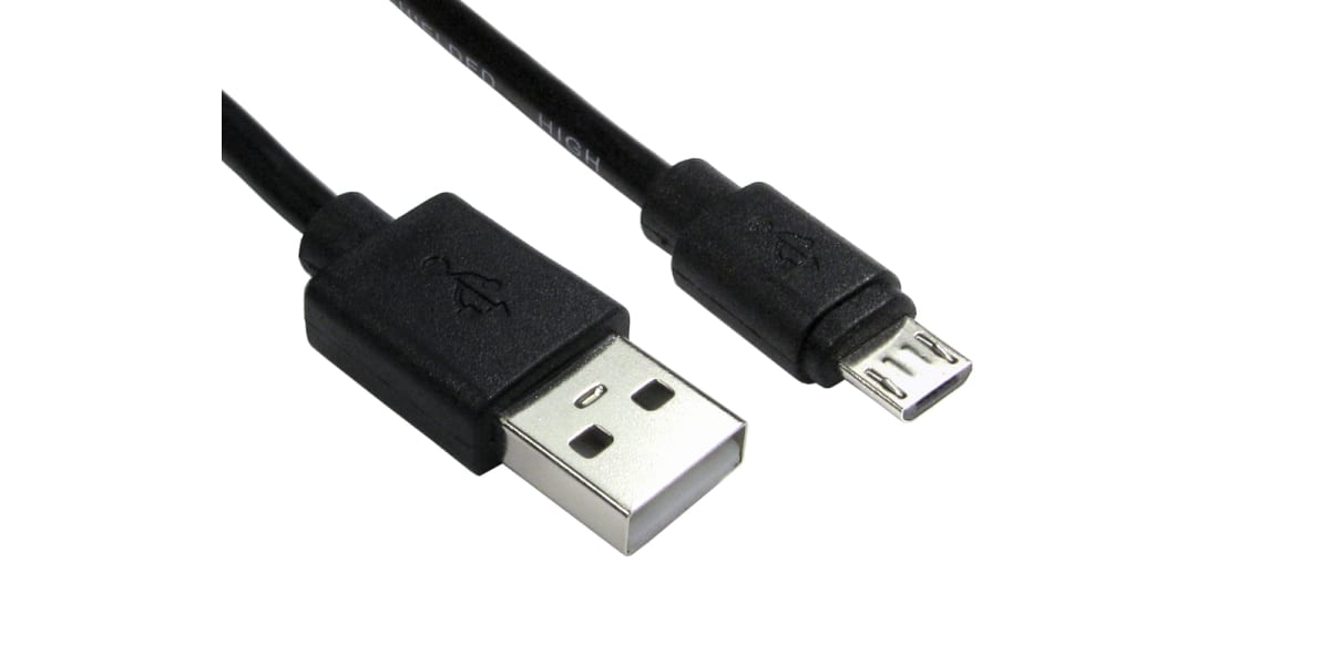 Product image for 5mtr USB 2.0 A M  - Micro B M Cable - Bl