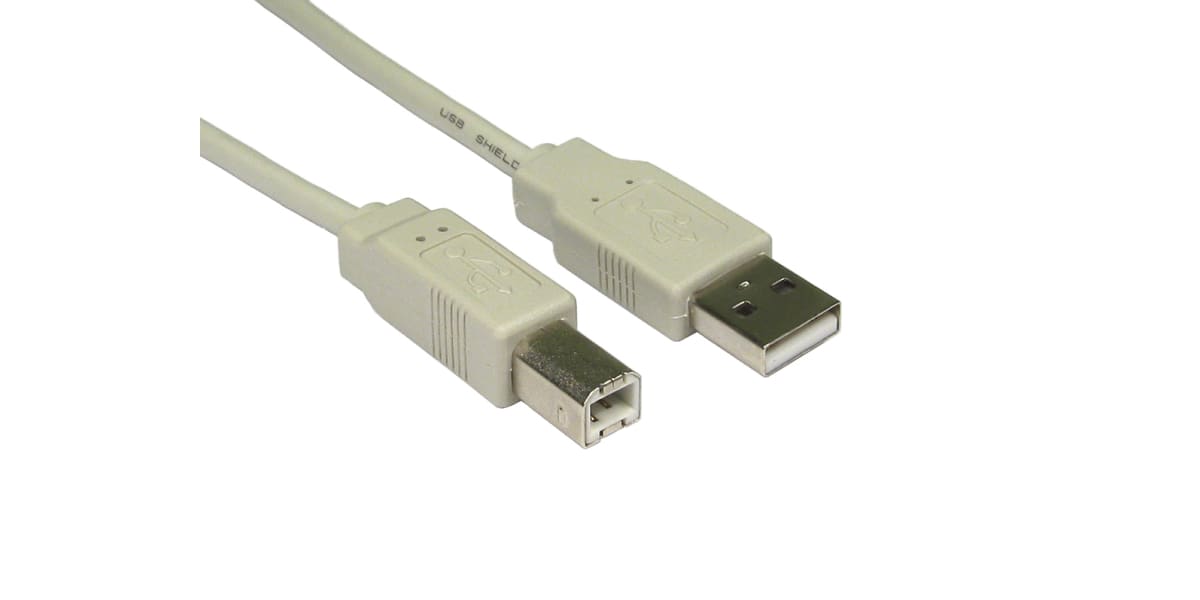 Product image for 1.8mtr USB 2.0 A M - B M Cable - Beige