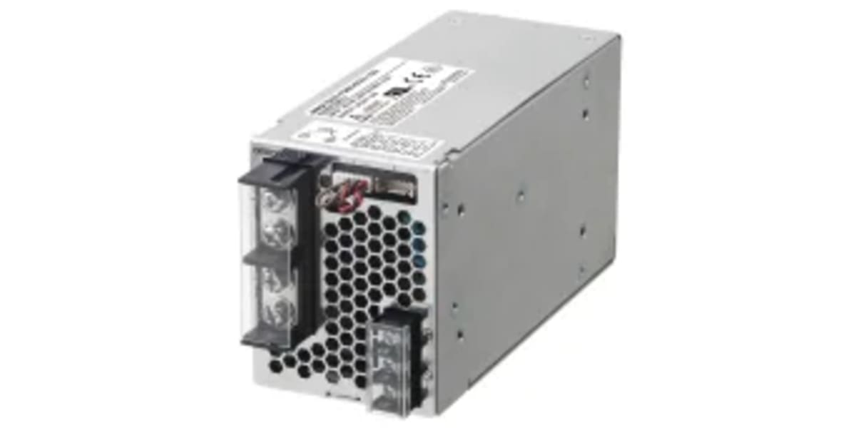 Product image for Omron S8JX-P Switch Mode DIN Rail Power Supply with Limits for Harmonic Current Emissions, Conforms to EMI EN55011