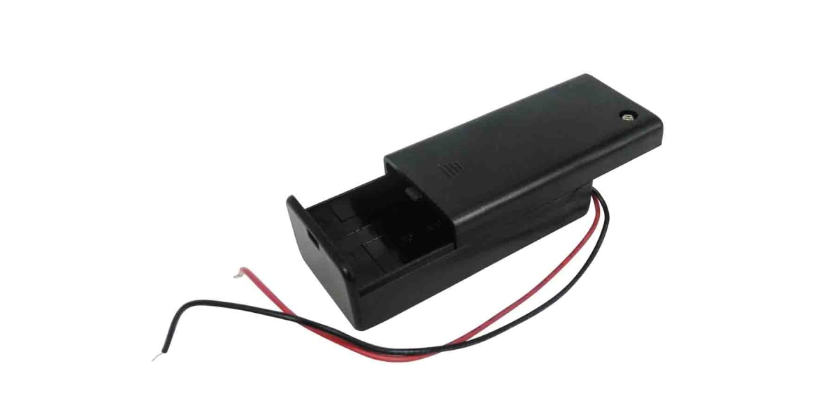 Product image for SAFETY BATTERY HOLDER , 9V WITH LEAD WIR