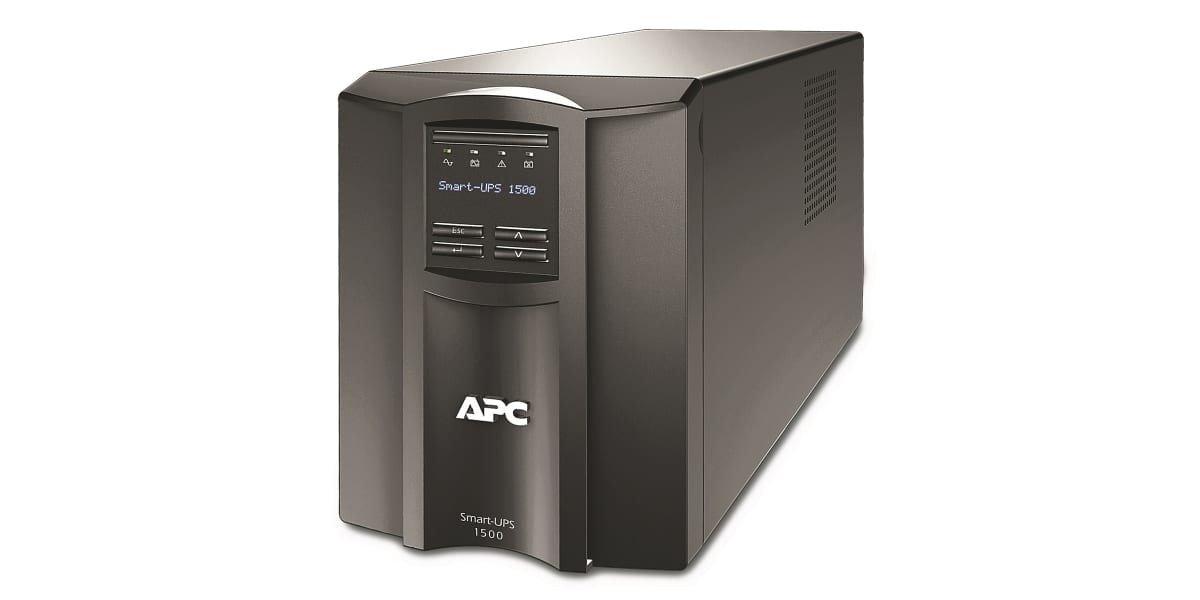 Product image for APC 1500VA Tower UPS Uninterruptible Power Supply, 230V Output, 1kW - Line Interactive