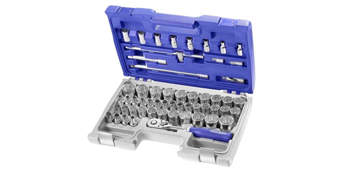 Product image for 55 PIECE 1/2" METRIC SOCKET SET