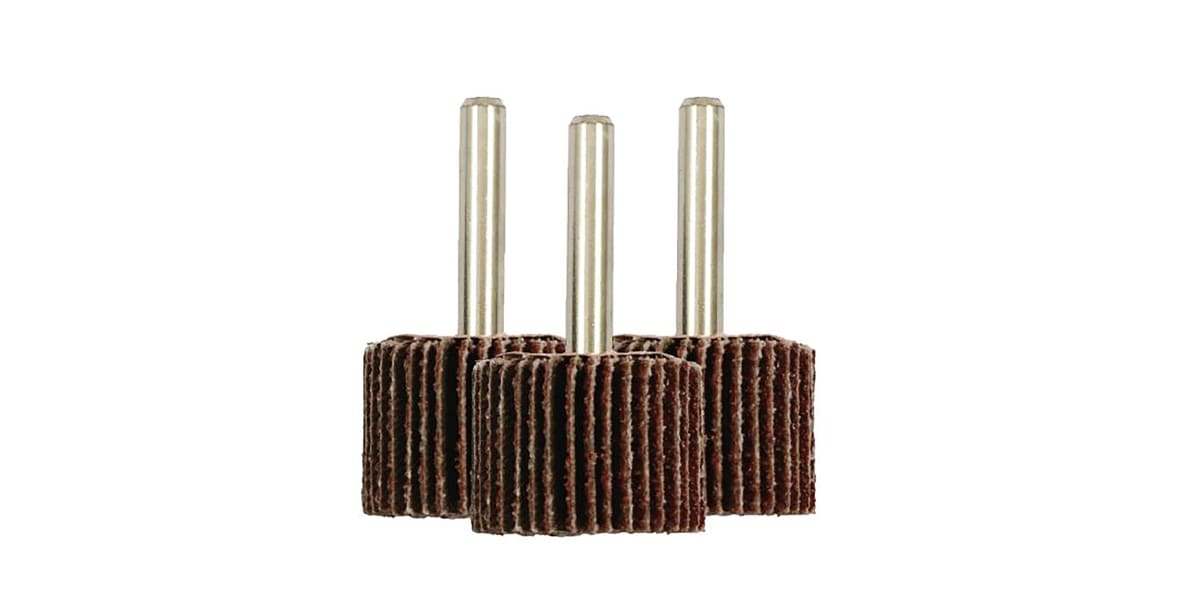 Product image for 3pc Flap Wheel Pack 30mmx20mm 40/80/120g
