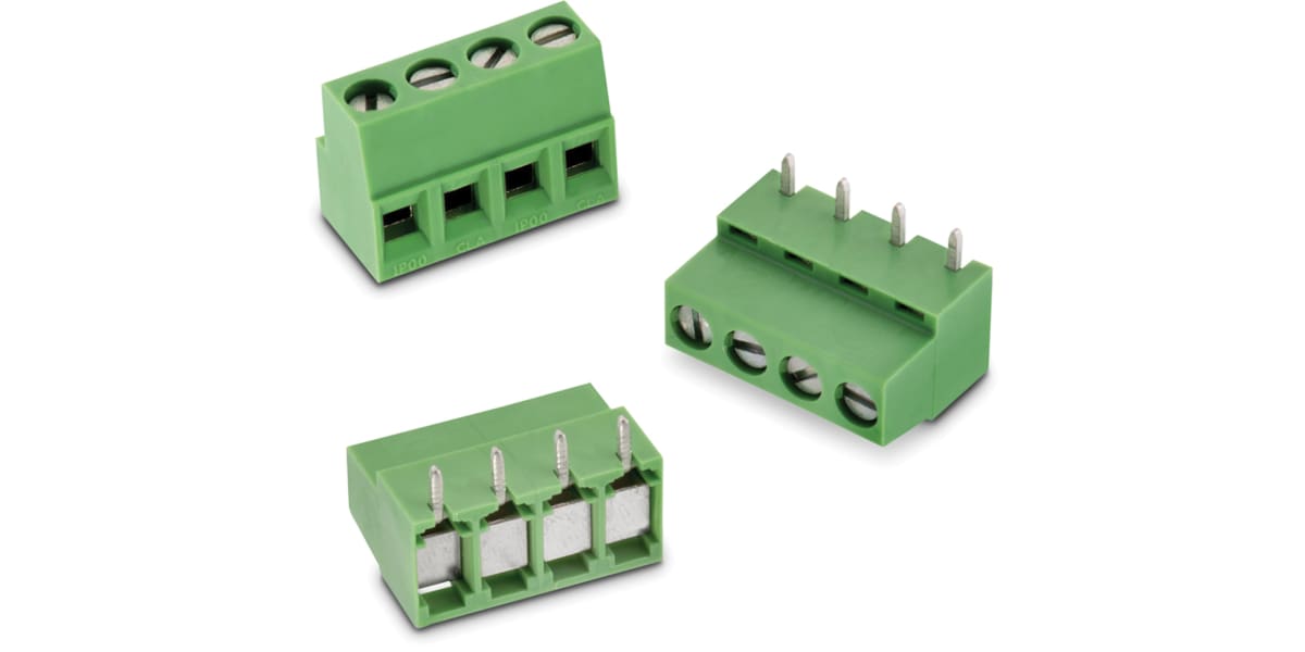 Product image for 5.00 MM TERMINAL BLOCK, VERTICAL ENTRY W