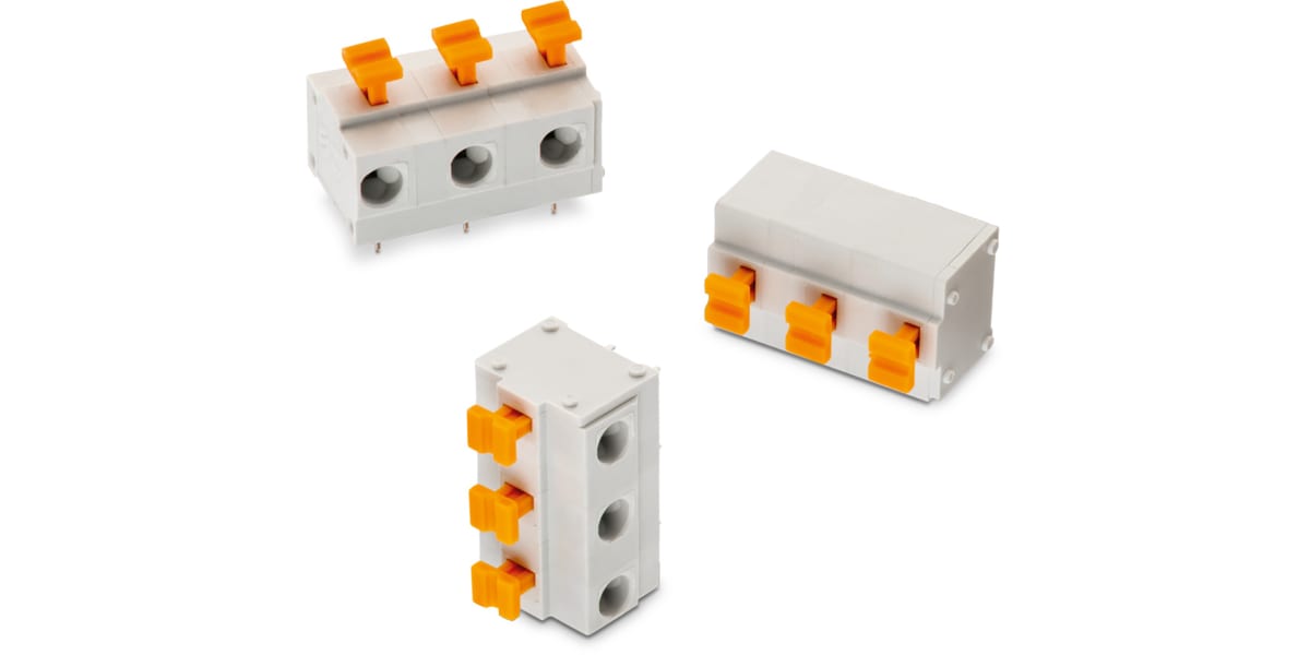 Product image for 7.50 MM TERMINAL BLOCK, HORIZONTAL ENTRY