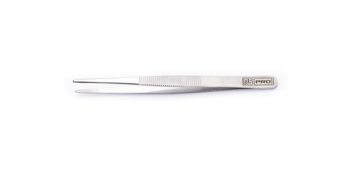 Product image for BLUNT SHAPE TWEEZERS-SERRATED