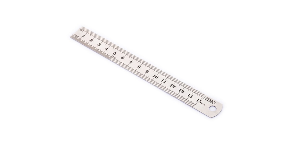 Product image for STAINLESS STEEL RULES 15CM