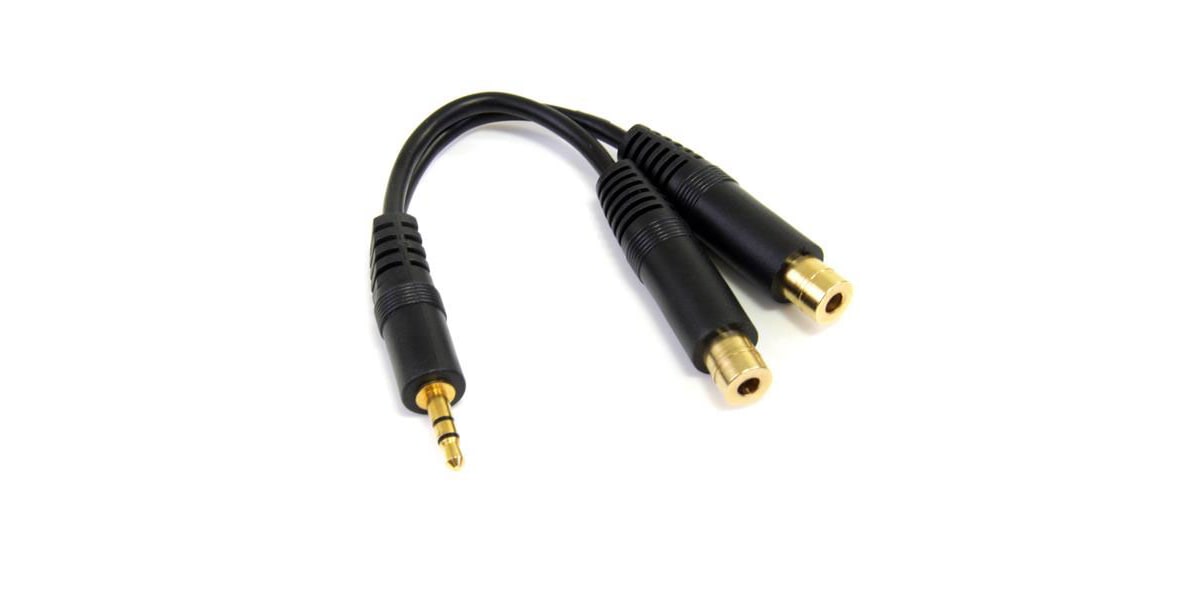 StarTech.com Male 3.5 mm Mini-Jack to Female 3.5 mm Mini-Jack Aux Cable,  Black, 150mm - RS Components Vietnam