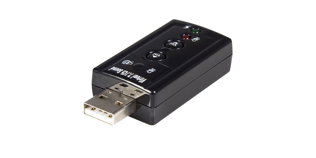 Product image for USB 7.1 CHANNEL SOUND CARD ADAPTER WITH