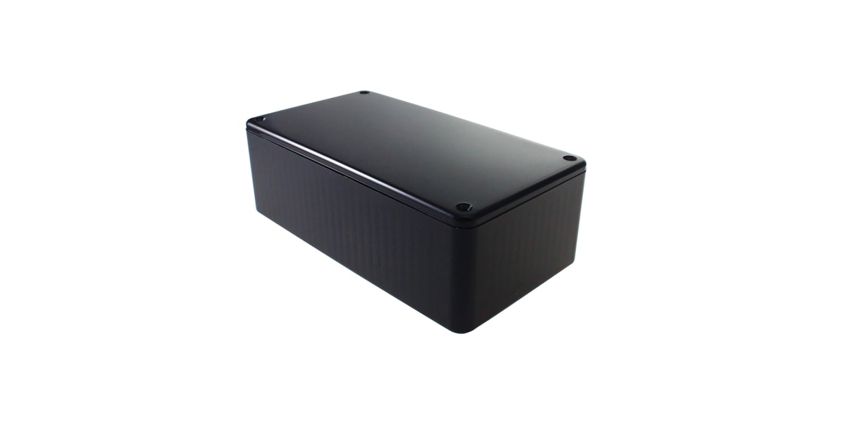 Product image for ABS MOULDED BOX, 150X80X50MM, BLACK