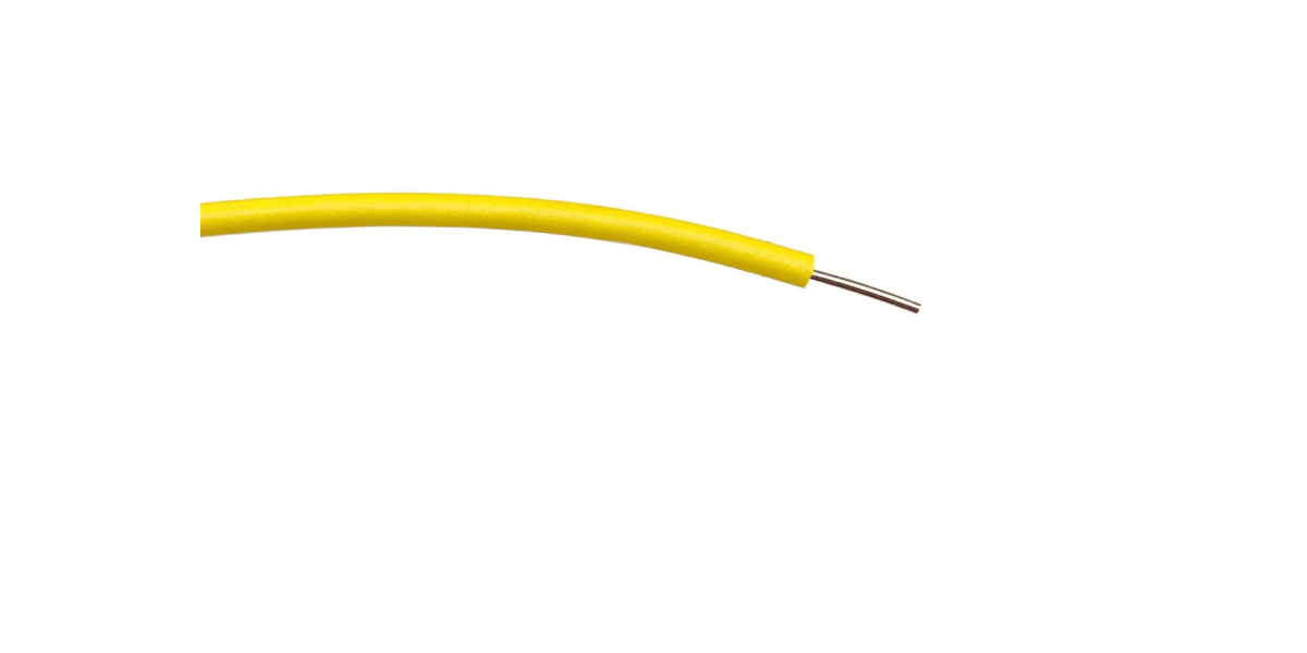 Product image for YELLOW PVC EQUIPMENT WIRE 1/0.6 100M