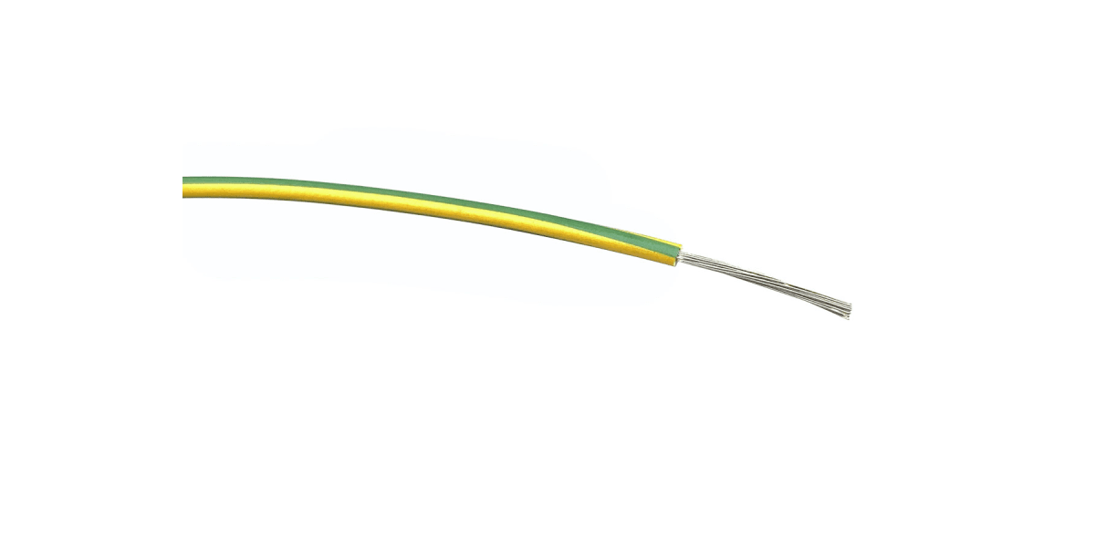 Product image for RS PRO Green/Yellow, 0.75 mm² Equipment Wire, 100m