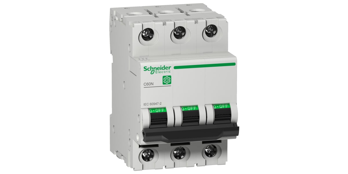 Product image for Schneider Electric Multi 9 16A MCB, 3P Curve C