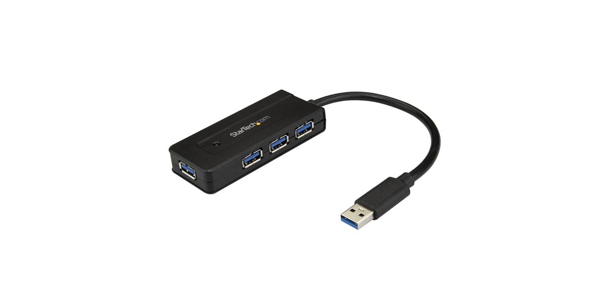 Product image for 4 PORT USB 3.0 HUB - COMPACT - INCLUDES