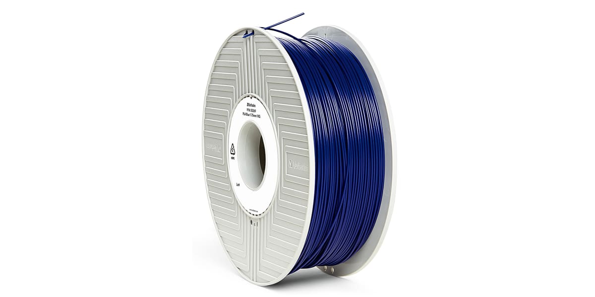 Product image for VERBATIM PLA 1.75MM BLUE 1KG REEL