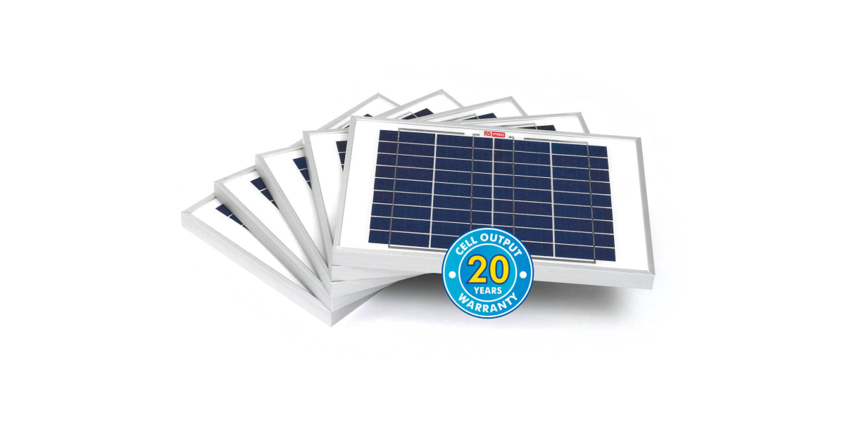 Product image for 10w RS Solar Panel Bulk Pack (5 Panels)