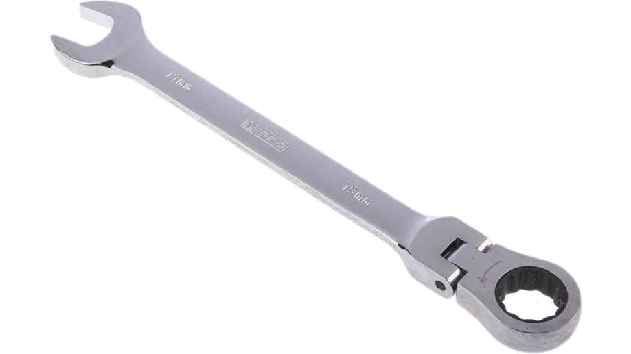 Llave combinada de carraca, RS PRO, 13 mm