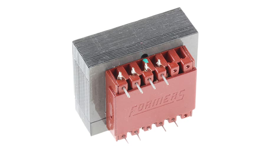 Transformateur pour circuit imprimé RS PRO, 2 x 6V c.a., 115 → 230V c.a.,  6VA, 2 sorties