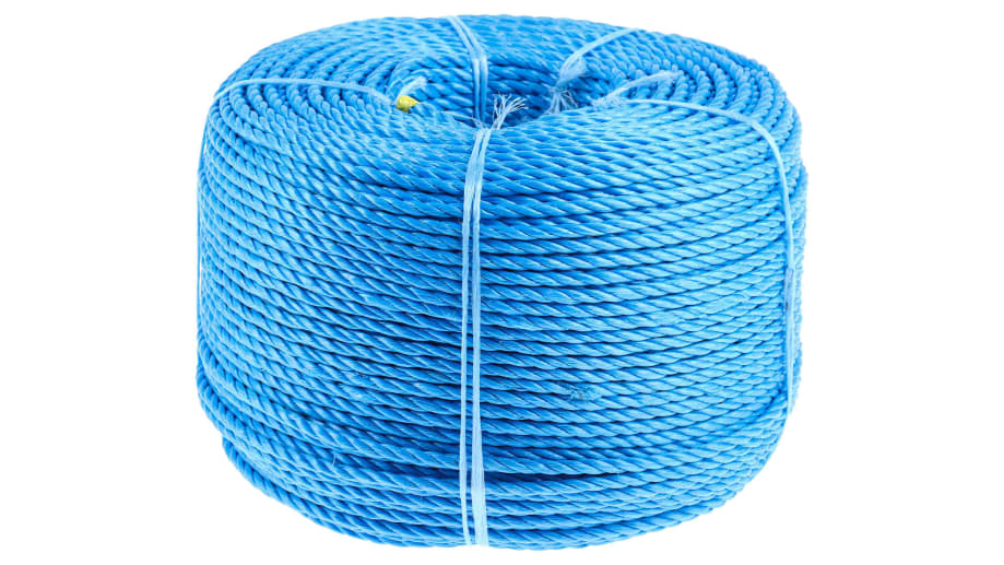 Corde polypropylène 6mm x 5M avec tendeur / pce