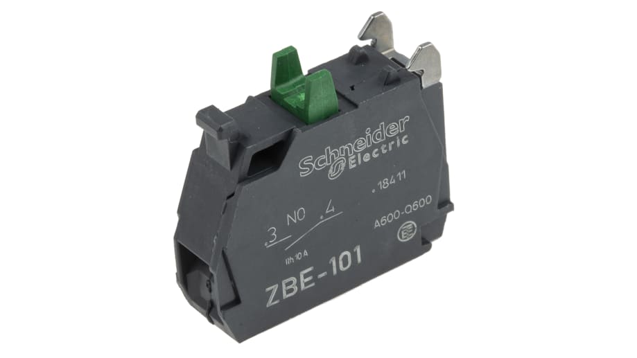 ZBE101 | Schneider Electric Harmony XB Series Contact Block, SPST | RS