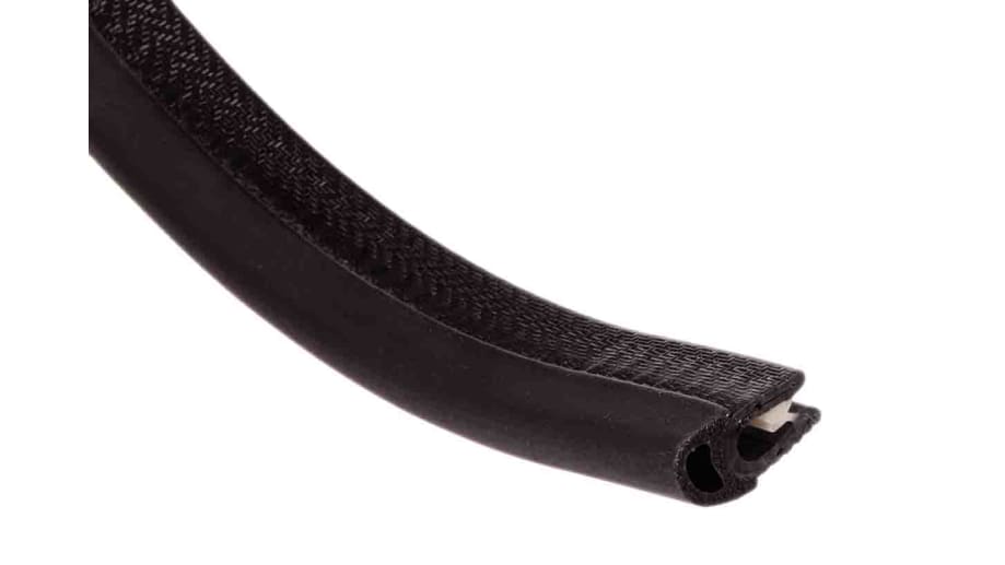 RS PRO, RS PRO Black PVC Edge Protection, 20m, 619-1512