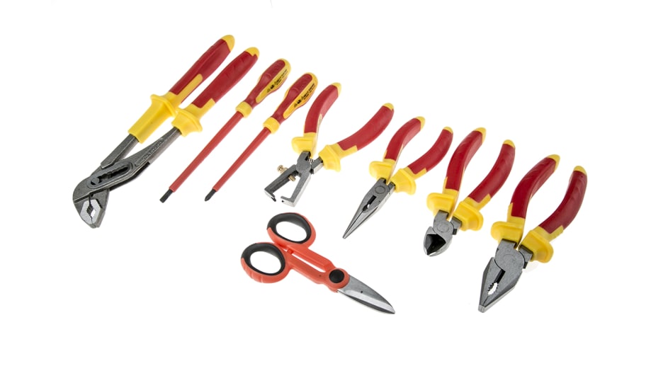 Mallette à outils Électriciens RS PRO, Jeu de 88 pièces Code commande RS:  734-8885