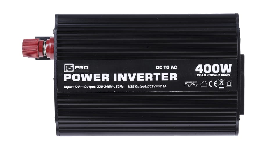 RS PRO Spannungswandler, 12V dc / 230V ac 100W Modifizierte