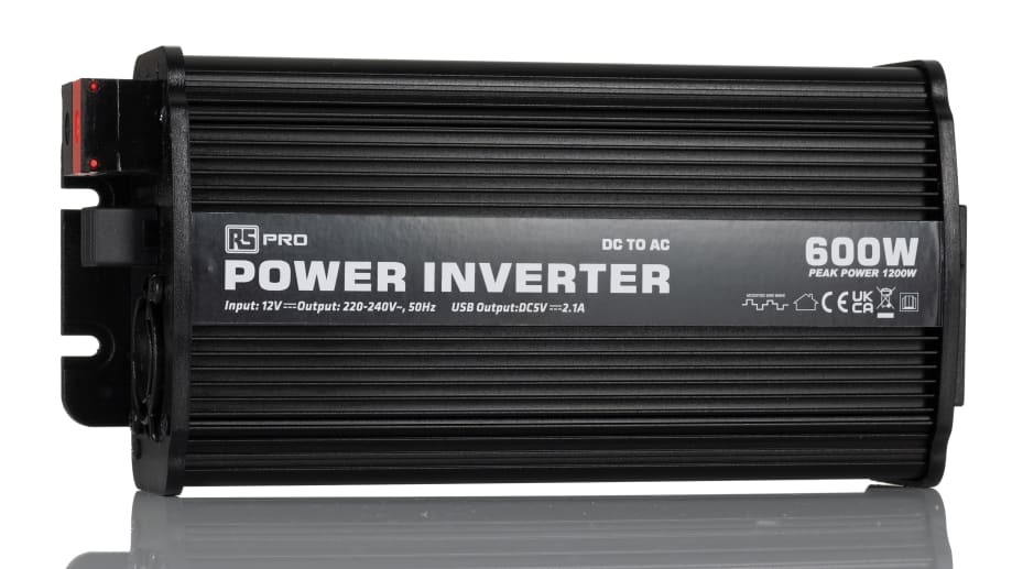 600W Fixed Installation DC-AC Power Inverter, 24V / 230V - RS