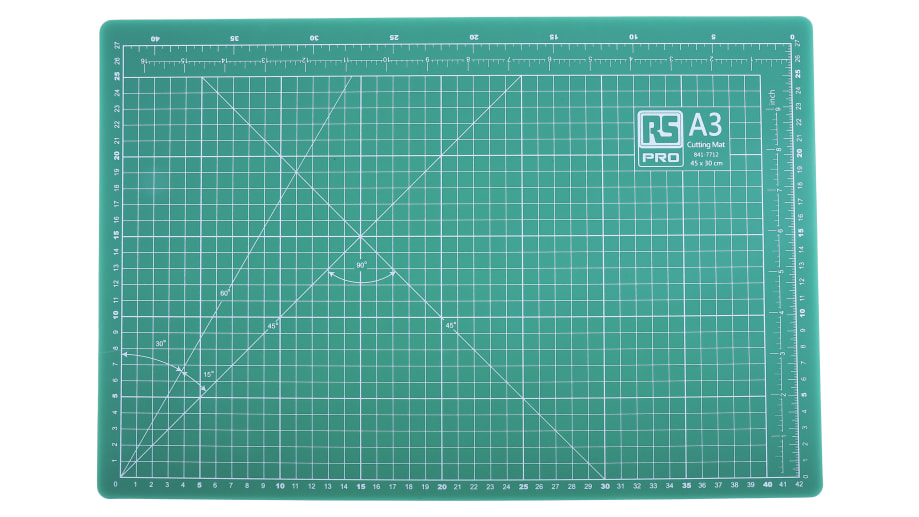 Alfombrilla De Corte Autorreparable De 5 Capas De 12 x 18 Para  Manualidades