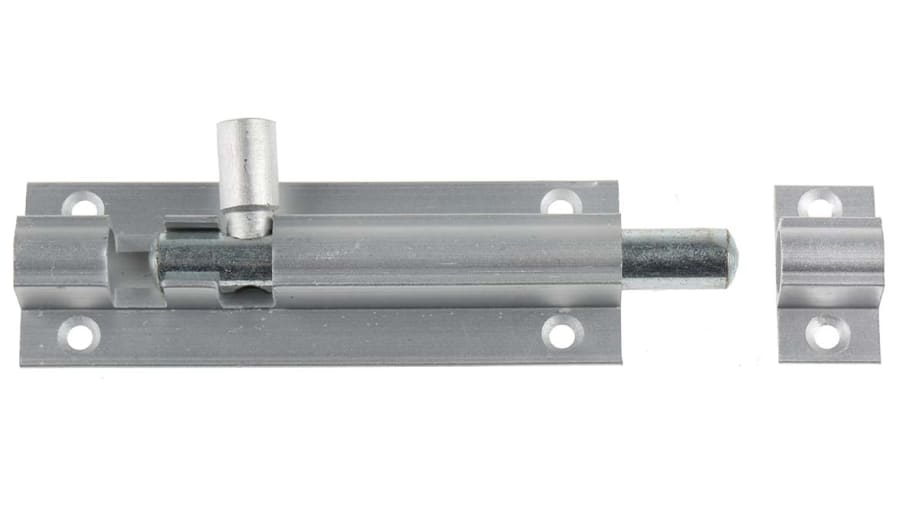 RS PRO Aluminium Satin Door Bolt, 75mm