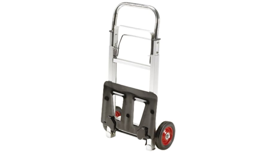 Carrello portapacchi in Alluminio RS PRO, piastra di carico 355 x 240mm, portata  max 90kg, Pieghevole