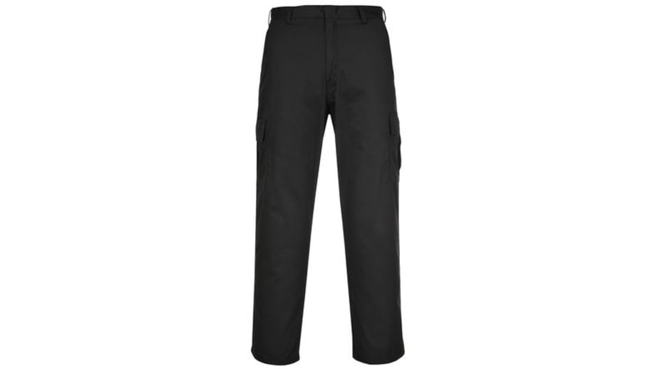 Pantalones de trabajo para Hombre, pierna 31plg, Negro, Polialgodón 36plg