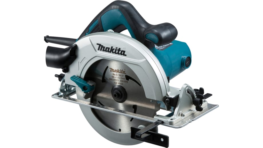 HS7601J, Sierra circular Makita 5704RK , 4900rpm, diám. de hoja 190mm,  husillo 30mm, enchufe inglés