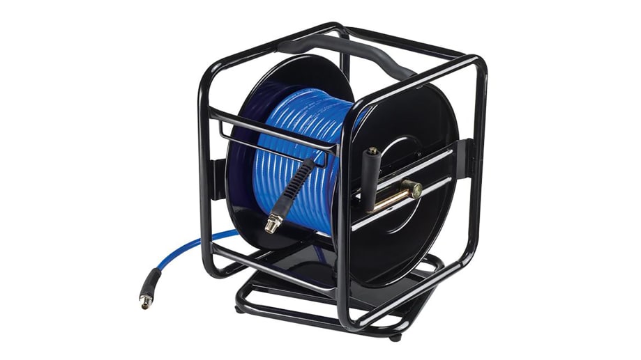 RS PRO Free Standing 25m Air Hose Reel, 9.5mm Inner Diameter