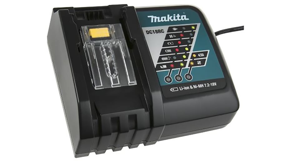 Amoladora angular Makita DGA511RTJ a batería de 18V 8500rpm, Euroconector