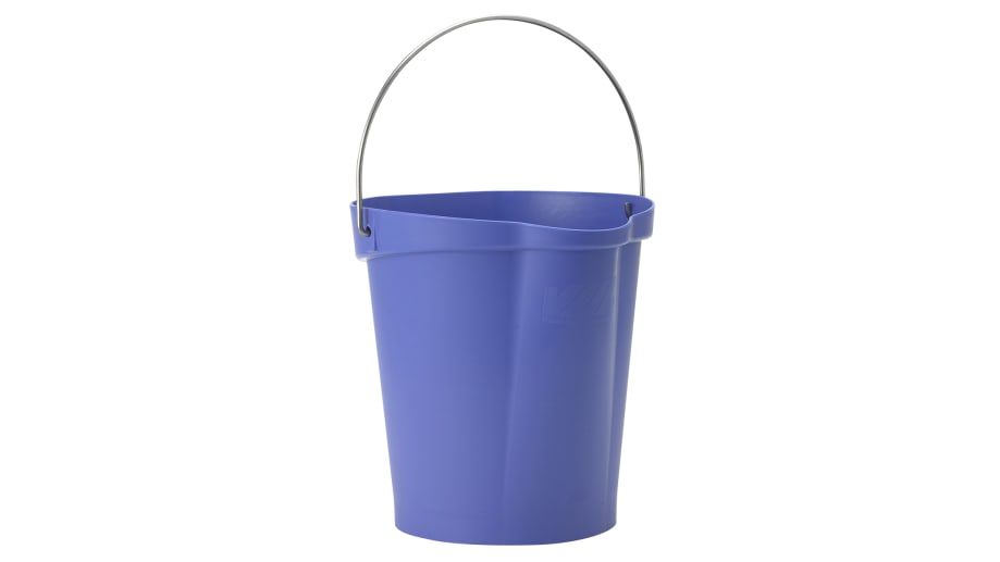 Cubo Agua Plastico Azul 12L