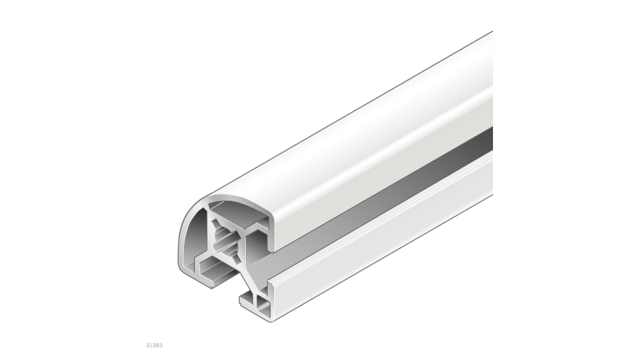 PERFIL ALUMINIO 30x30 LIGERO L 1000 mm