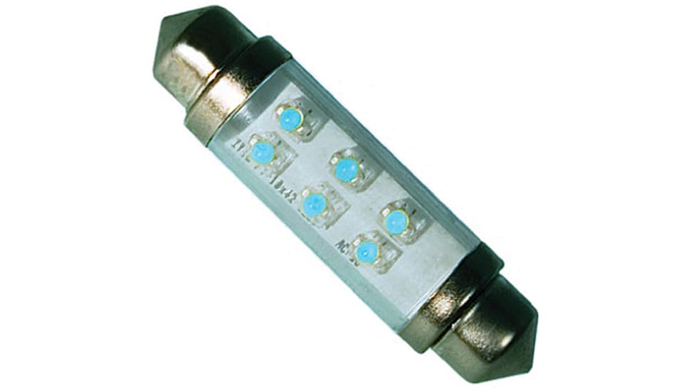 LE-0603-04B, Ampoule LED pour voiture JKL Components, 2 lm, Bleu